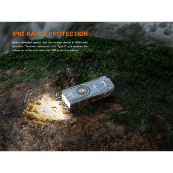 Latarka Fenix Rechargeable Flashlight E06R Turquoise