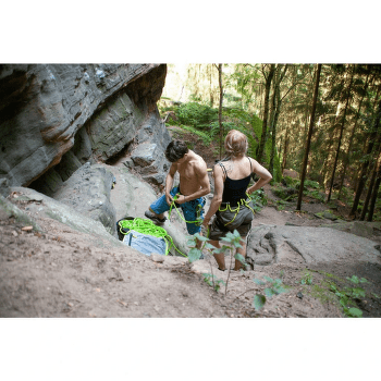 Siodło Rock Empire 3B Slight černá_světle zelená