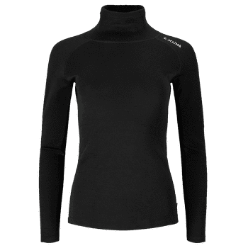 Koszulka z długim rękawem Aclima WarmWool Roll Neck Women Jet Black