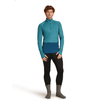 Koszulka z długim rękawem Icebreaker Merino 200 ZoneKnit™ LS Half Zip Men ATLANTIS/TOPAZ/CB