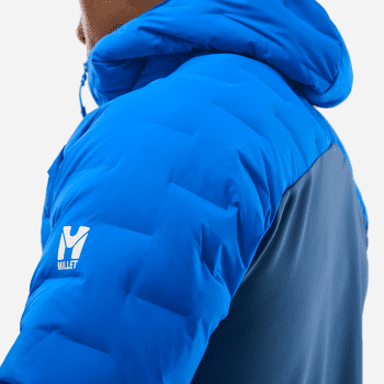 Bunda Millet M WHITE HYBRID HOODIE MEN ICON BLUE/DARK DENIM