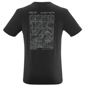 Koszulka z krótkim rękawem Millet CDG CHAMONIX MAP TS SS MEN NOIR NEW