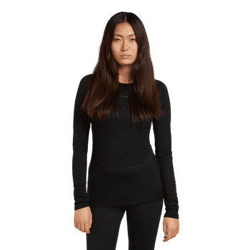 Koszulka z długim rękawem Icebreaker Merino 200 ZoneKnit™ LS Crewe Women BLACK