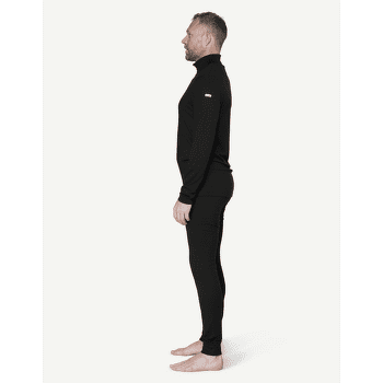 Koszulka z długim rękawem Devold Breeze Plus Merino 200 Zip Neck Men 950A BLACK
