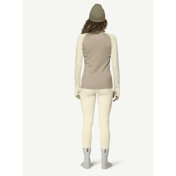 Pulower Devold Expedition Merino Silk Zip Women 000B  OFFWHITE/STONE