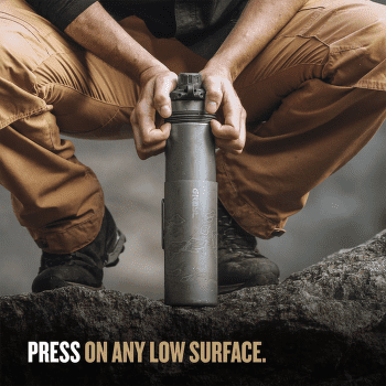 Filtr Grayl GeoPress Purifier Titanium Bottle Covert Black