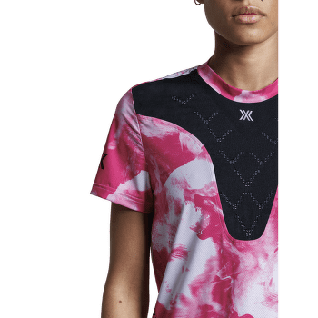 Koszulka z krótkim rękawem X-Bionic X-BIONIC® COREFUSION RUN SHIRT SS WOMEN DOT FADE/NEO PINK/WHITE
