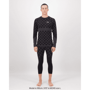 Legginsy Mons Royale Ascender Merino Seamless 3/4 Legging Men Forged Iron / Black