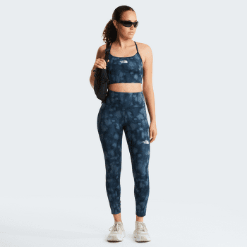 Legginsy The North Face Flex 25IN Tight-Print Women JZ9 SUMMIT NAVY DIFFUSED NATURE PRINT