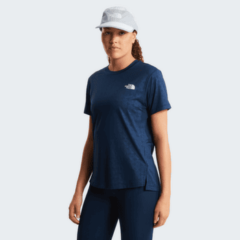 Koszulka z krótkim rękawem The North Face Flex Geo Embossed Short Sleeve Reg T-Shirt Women SUMMIT NAVY