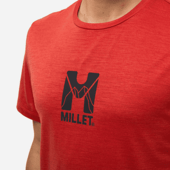 Koszulka z krótkim rękawem Millet UBIC WOOL TS SS Men CORONET BLUE