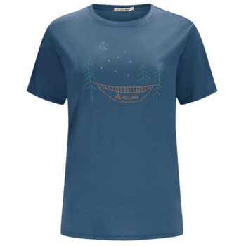 Koszulka z krótkim rękawem Aclima LightWool 140 Classic Tee Forest Women Blue Fusion