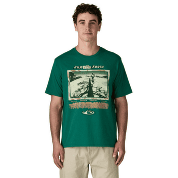 Koszulka z krótkim rękawem Patagonia Run Like Roots Responsibili-Tee Men White