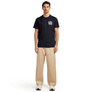 Koszulka z krótkim rękawem Icebreaker Merino 150 Tech Lite SS Tee Evolving Layers Men Midnight Navy