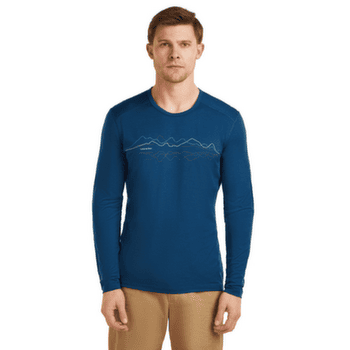 Koszulka z długim rękawem Icebreaker Merino 200 Oasis LS Crewe Icebreaker Men BLACK