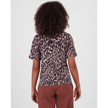 Koszulka z krótkim rękawem Mons Royale Icon Merino T-Shirt Women Rock Leopard
