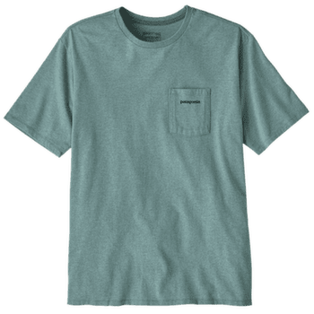 Koszulka z krótkim rękawem Patagonia Boardshort Logo Pocket Responsibili Tee Men Blue Sage