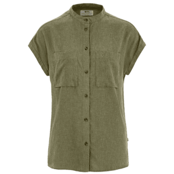 Koszulka z krótkim rękawem Fjällräven Övik Hemp Shirt SS Women Green