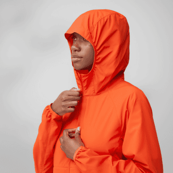 Bunda Fjällräven HIGH COAST WIND HOODIE WOMEN Chalk Rose