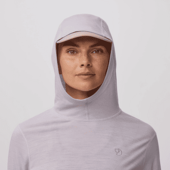 Bluza Fjällräven ABISKO WOOL HOODIE WOMEN Lavender Mist
