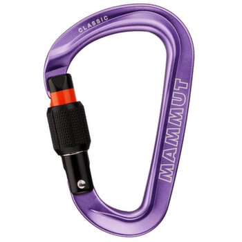 Karabinek wspinaczkowy Mammut Classic HMS Screwgate Carabiner Screw Gate alpine calamint