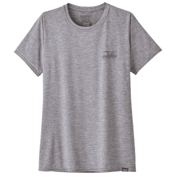 Koszulka z krótkim rękawem Patagonia Cap Cool Daily Graphic Shirt Women 73 Skyline: Feather Grey