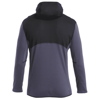 Bluza Icebreaker Merino 200 Realfleece™ Descender LS  Zip Hoodie Men BLACK/GRAPHITE/CB