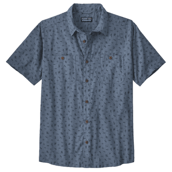 Koszulka z krótkim rękawem Patagonia Back Step Shirt Men Tiny Islands: Utility Blue