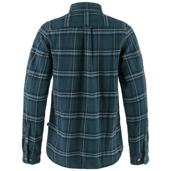 Koszula z długim rękawem Fjällräven Övik Heavy Flannel Shirt Women Indigo Blue-Dark Navy