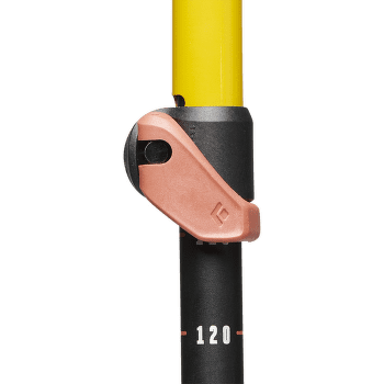 Hole Black Diamond TRAVERSE 3 SKI POLES Sulphur Green