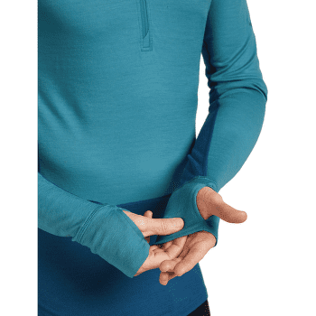 Koszulka z długim rękawem Icebreaker Merino 200 ZoneKnit™ LS Half Zip Men ATLANTIS/TOPAZ/CB