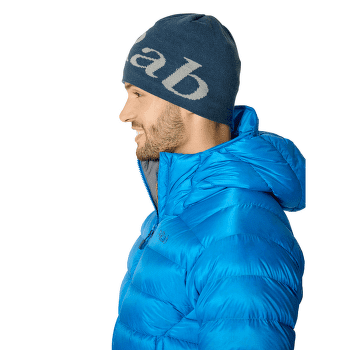 Czapki Rab Logo Beanie Tempest Blue/Light Zinc