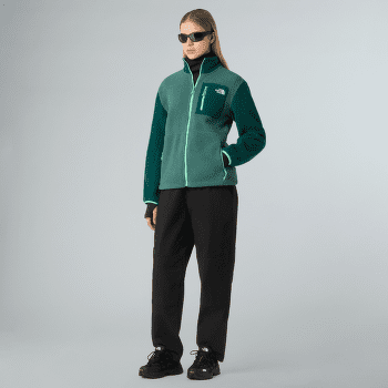 Bunda The North Face W YUMIORI FULL ZIP 3CG KHAKI STONE/WHITE DUNE/UTILITY BROWN