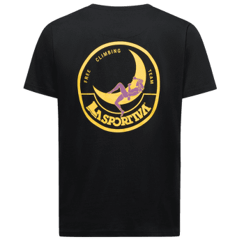 Koszulka z krótkim rękawem La Sportiva Climbing on the Moon T-Shirt Men Nero/Giallo