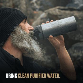 Filtr Grayl GeoPress Purifier Titanium Bottle Covert Black