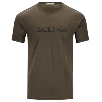 Koszulka z krótkim rękawem Aclima LightWool Tee Logo Men Tarmac