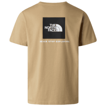 Koszulka z krótkim rękawem The North Face Evolution Box NSE Regular Short Sleeve Men Khaki Stone