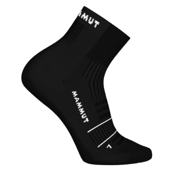 Skarpety Mammut TRAIL RUNNING TARGETED CUSHION QUARTER SOCKS black-white 0047