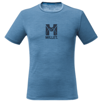 Koszulka z krótkim rękawem Millet UBIC WOOL TS SS Men CORONET BLUE