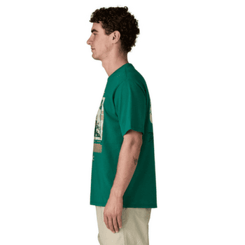 Koszulka z krótkim rękawem Patagonia Run Like Roots Responsibili-Tee Men White