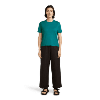 Koszulka z krótkim rękawem Icebreaker Merino 150 Tech Lite SS Crop Tee Women TIDAL TEAL
