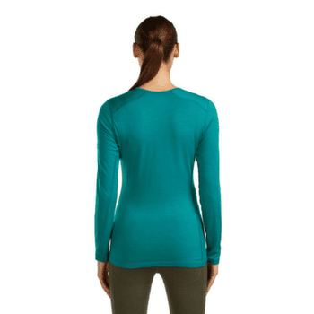Koszulka z długim rękawem Icebreaker Merino 200 Oasis LS Crewe Sunrise Summit Women TIDAL TEAL