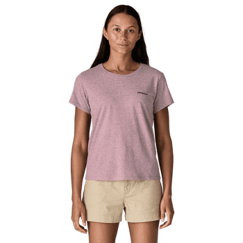 Koszulka z krótkim rękawem Patagonia P-6 Logo Responsibili-Tee Women Quiet Violet