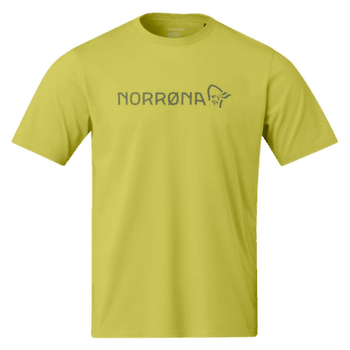 Koszulka z krótkim rękawem Norrona /29 cotton Norrona viking T-Shirt Men Golden Lime