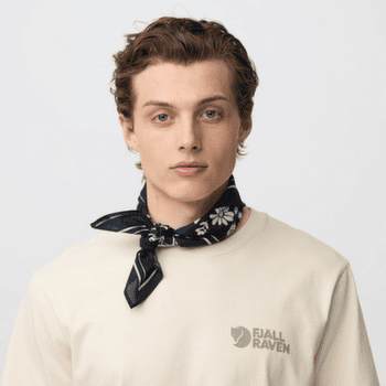 Opaska na głowę Fjällräven FJÄLLBLOMSTER BANDANA Dark Navy