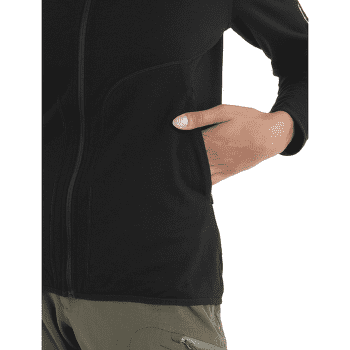 Bluza Icebreaker Merino 560 Realfleece™ Elemental LS Zip Women Black