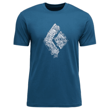 Koszulka z krótkim rękawem Black Diamond Engineered Diamond SS Tee Men Indigo
