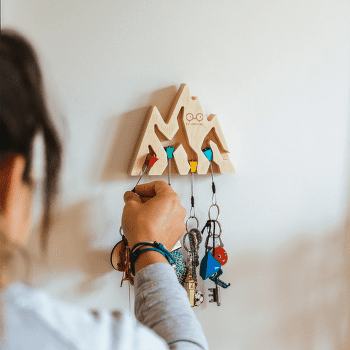 Brelok Y Y Vertical Key Holder Mountain Mappie