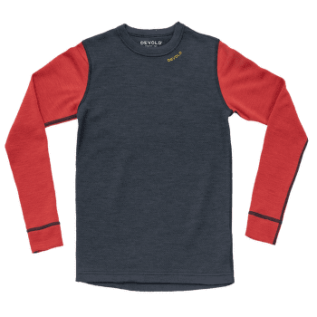Koszulka z długim rękawem Devold Expedition Merino Shirt JR 287E  NIGHT/BEAUTY