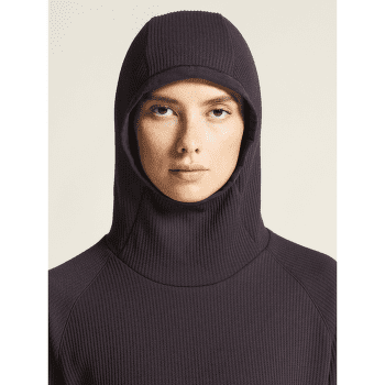 Koszulka z długim rękawem Craft Grid Hood Women DK PLUM